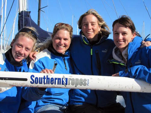 Dominique Provoyeur and crew - ISAF Nations Cup Regional - Africa © ISAF 